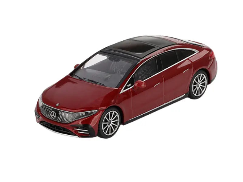 Mercedes-Benz Eqs 580 4Matic – Red Metallic (Mini Gt) Diecast 1:64 Scale Model - Tsm Mgt00970 1