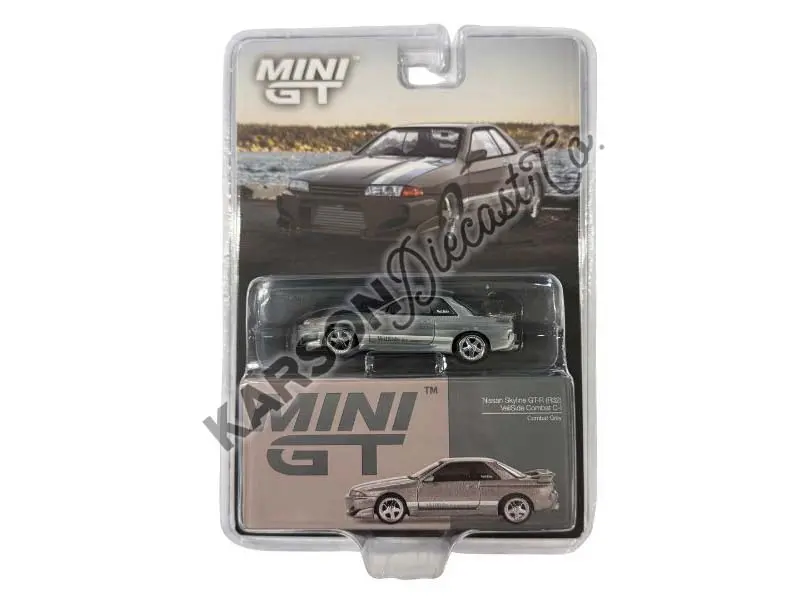 Chase Nissan Skyline Gt-R (R32) Veilside Combat C-I – Veilside Combat Grey (Mini Gt) Diecast 1:64 Scale Model - Tsm Mgt00971 1