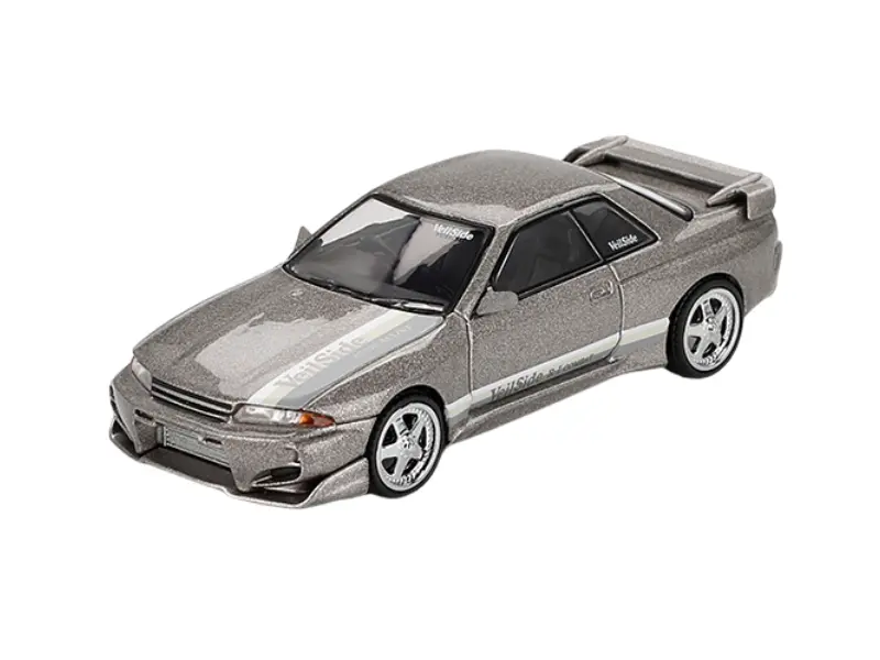 Nissan Skyline Gt-R (R32) Veilside Combat C-I – Veilside Combat Grey (Mini Gt) Diecast 1:64 Scale Model - Tsm Mgt00971 1