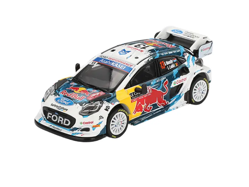 Ford Puma Rally1 #13 M-Sport Ford Wrt 2024 Rally Monte Carlo (Mini Gt) Diecast 1:64 Scale Model - Tsm Mgt00974 1