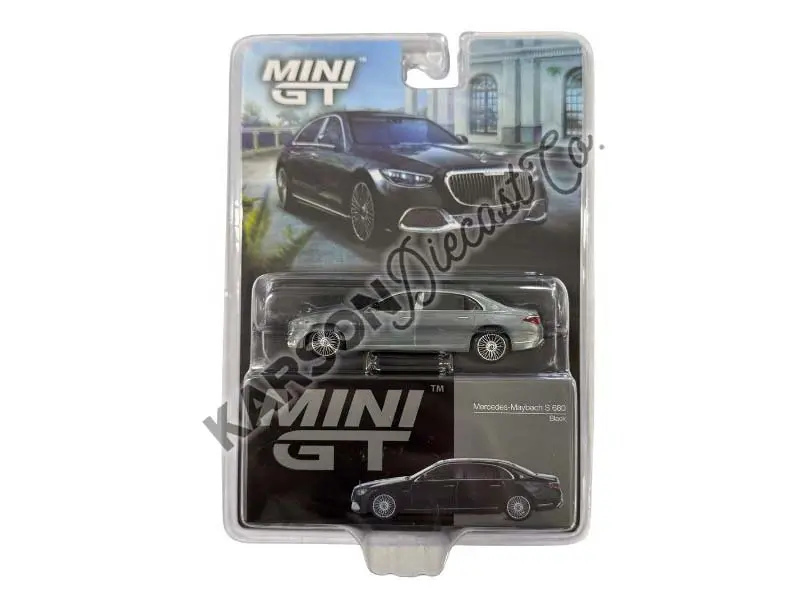 Chase Mercedes-Maybach S680 – Black (Mini Gt) Diecast 1:64 Scale Model - Tsm Mgt00977 1