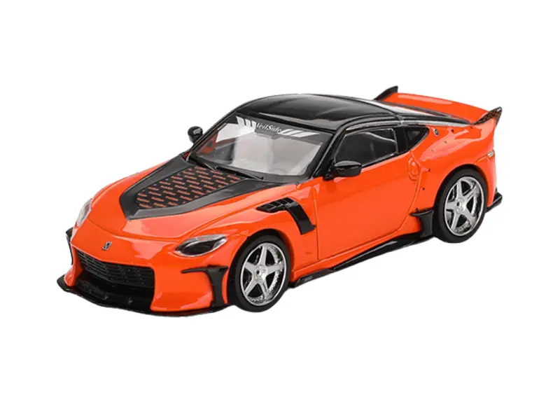 Nissan Z Veilside Ffz400 – Orange (Mini Gt) Diecast 1:64 Scale Model - Tsm Mgt00989 1