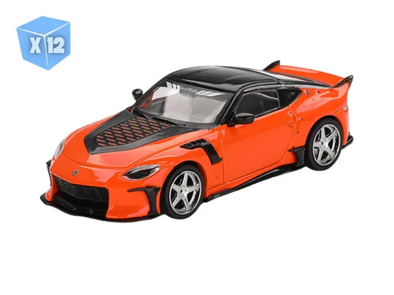 12 Pack Nissan Z Veilside Ffz400 – Orange (Mini Gt) Diecast 1:64 Scale Model - Tsm Mgt00989 1