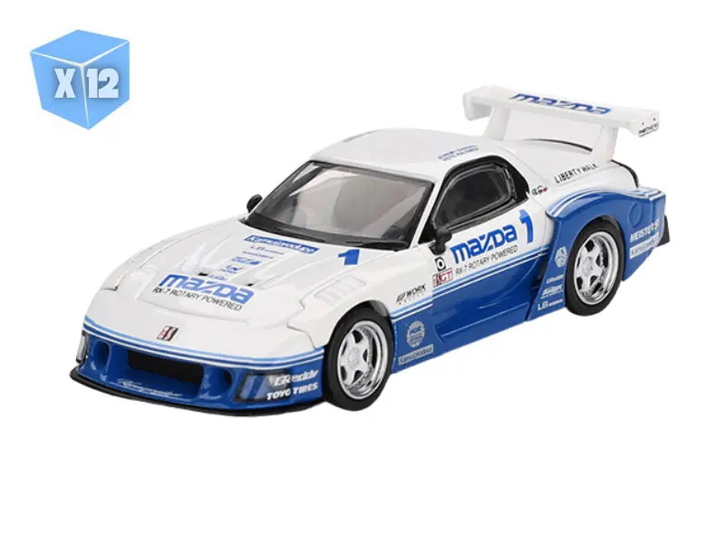 12 Pack Mazda Rx-7 Lb-Super Silhouette Imsa (Mini Gt) Diecast 1:64 Scale Model - Tsm Mgt01011 1