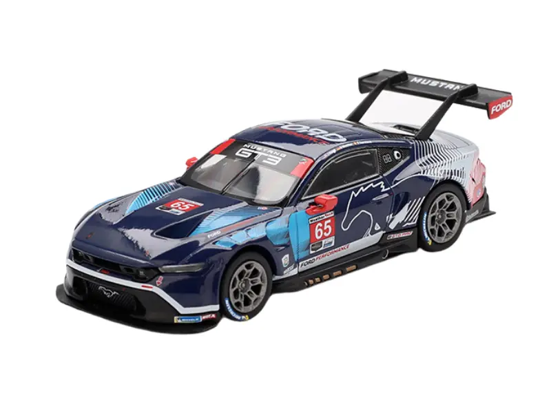 Pre-Order Ford Mustang Gt3 #65 Ford Multimatic Motorsports 2024 Imsa Daytona 24 Hrs (Mini Gt) Diecast 1:64 Scale Model - Tsm Mgt01012 1
