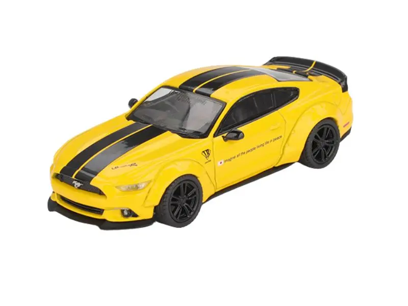 Ford Mustang – Triple Yellow Lb-Works (Mini Gt) Diecast 1:64 Scale Model - Tsm Mgt01077 1