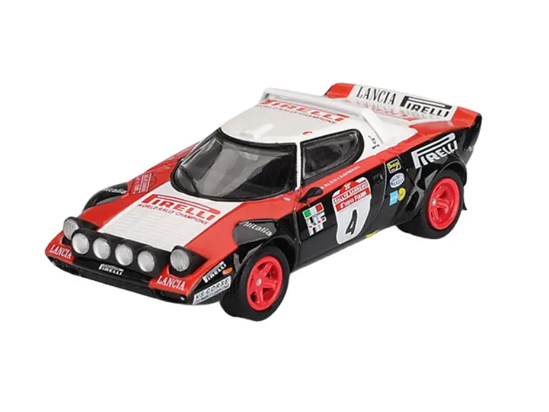 Pre-Order Lancia Stratos Hf #4 1978 Rally Sanremo Winner (Mini Gt) Diecast 1:64 Scale Model - Tsm Mgt01084 1
