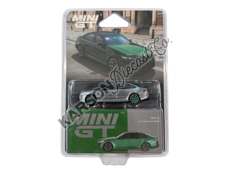 Chase Bmw M5 (G90) Isle Of Man – Green Metallic (Mini Gt) Diecast 1:64 Scale Model - Tsm Mgt01086 1