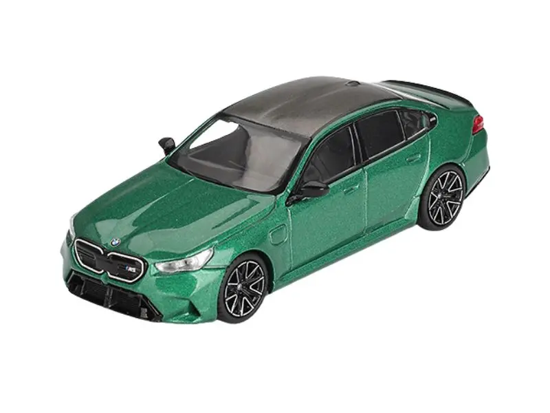 Bmw M5 (G90) Isle Of Man – Green Metallic (Mini Gt) Diecast 1:64 Scale Model - Tsm Mgt01086 1