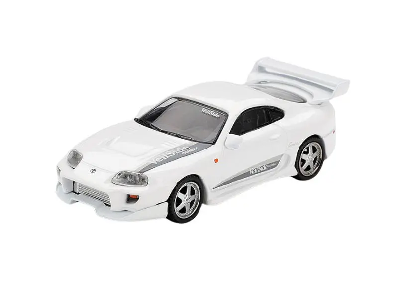 Pre-Order Toyota Supra Veilside Combat V-I – White (Mini Gt) Diecast 1:64 Scale Model - Tsm Mgt01104 1