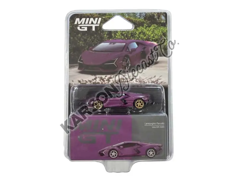 Chase Lamborghini Revuelto Viola 30Th – Matte Purple (Mini Gt) Diecast 1:64 Scale Models - Tsm Mgt01121 1
