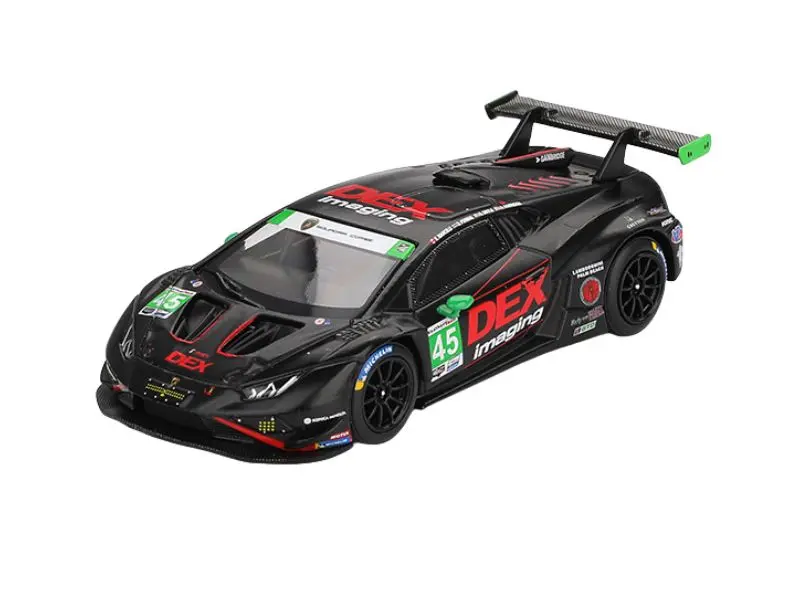 Pre-Order Lamborghini Huracán Gt3 Evo2 #45 No.45 Dex Imaging 2024 Imsa Daytona 24 Hrs (Mini Gt) Diecast 1:64 Scale Model - Tsm Mgt01129 1