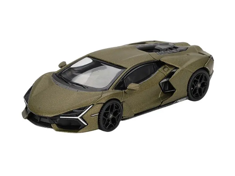 Pre-Order Lamborghini Revuelto Verde Gea Matte (Mini Gt) Diecast 1:64 Scale Model - Tsm Mgt01136 1