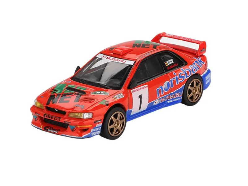Subaru Impreza Wrc97 #1 1999 Drm Champion (Mini Gt) Diecast 1:64 Scale Model - Tsm Mgt01140 1
