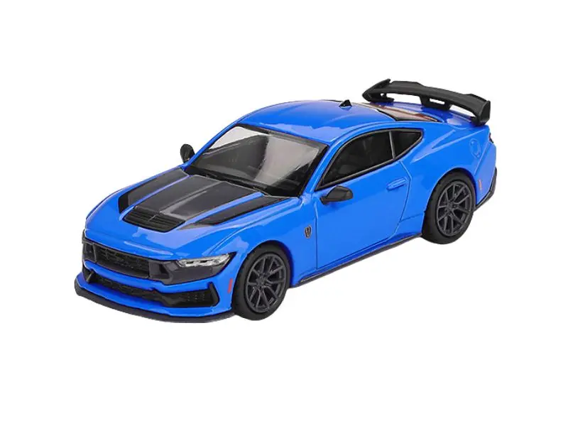 Pre-Order 2024 Ford Mustang Dark Horse – Grabber Blue (Mini Gt) Diecast 1:64 Scale Model - Tsm Mgt01141 1
