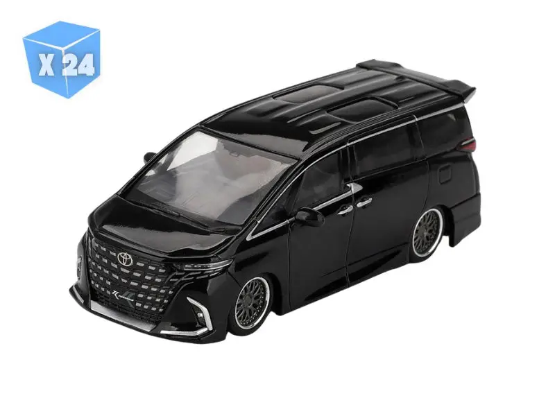 Pre-Order - 24 Pack Toyota Alphard 40 Kuhl – Black (Mini Gt) Diecast 1:64 Scale Model - Tsm Mgt01179 1
