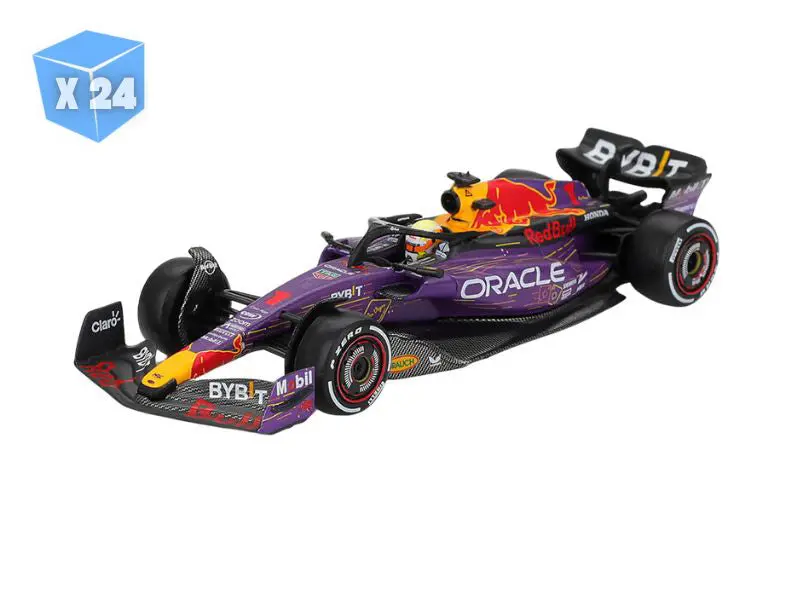 Pre-Order - 24 Pack Oracle Red Bull Racing Rb19 #1 Max Verstappen 2023 F1 2023 Las Vegas Gp Winner (Mini Gt) Diecast 1:64 Scale Model - Tsm Mgt01194 1