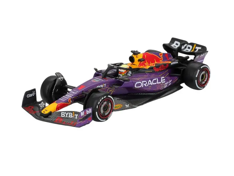 Pre-Order Oracle Red Bull Racing Rb19 #1 Max Verstappen 2023 F1 2023 Las Vegas Gp Winner (Mini Gt) Diecast 1:64 Scale Model - Tsm Mgt01194 1
