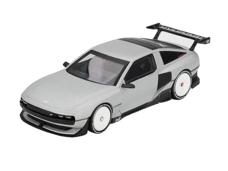 Pre-Order Hyundai Concept N Vision 74 (Vp2) – Silver – Korea Exclusive (Mini Gt) Diecast 1:64 Scale Model - Tsm Mgt01207 1
