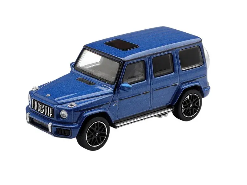 Pre-Order Mercedes-Amg G 63 Dark Blue Metallic (Mini Gt) Diecast 1:64 Scale Model - Tsm Mgt01210 1
