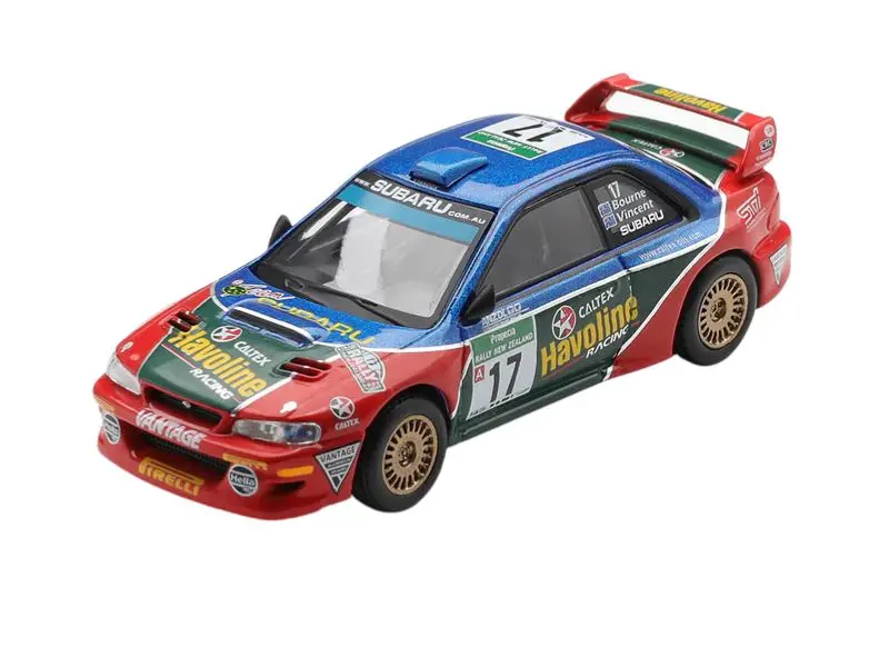 Pre-Order Subaru Impreza Wrc98 #17 2000 Rally New Zealand (Mini Gt) Diecast 1:64 Scale Model - Tsm Mgt01211 1