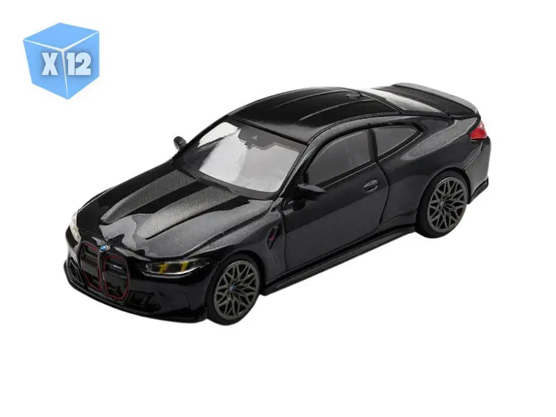 Pre-Order - 12 Pack Bmw M4 Cs Black Sapphire (Mini Gt) Diecast 1:64 Scale Model - Tsm Mgt01213 1