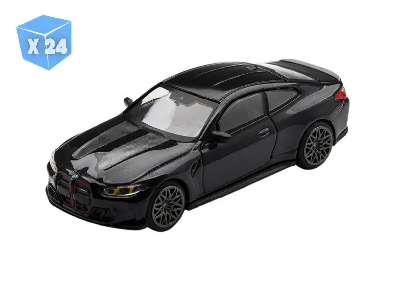 Pre-Order - 24 Pack Bmw M4 Cs Black Sapphire (Mini Gt) Diecast 1:64 Scale Model - Tsm Mgt01213 1