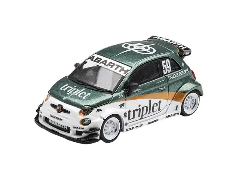 Pre-Order Abarth 595 Lb-Works Ty Edition (Mini Gt) Diecast 1:64 Scale Model - Tsm Mgt01216 1