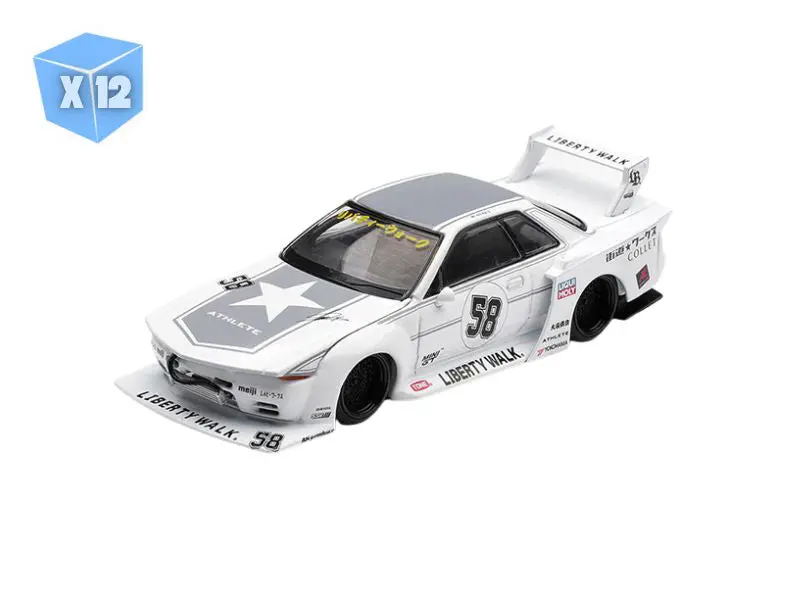 Pre-Order - 12 Pack Nissan Gt-R32 Lb-Kaido Works Tas 2025 (Mini Gt) Diecast 1:64 Scale Model - Tsm Mgt01217 1