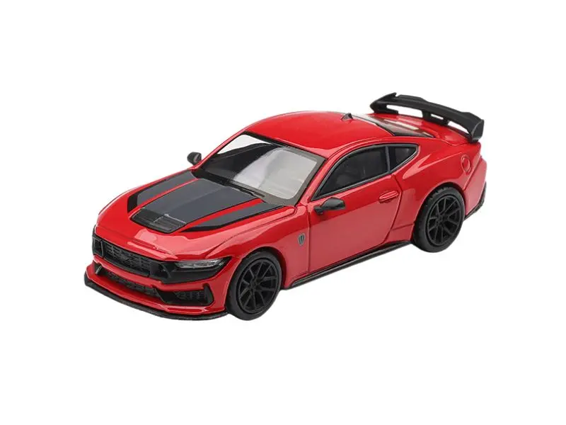 Pre-Order Ford Mustang Dark Horse – Race Red (Mini Gt) Diecast 1:64 Scale Model - Tsm Mgt01220 1