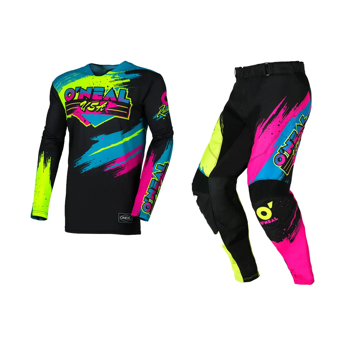 Oneal 2026 Mayhem Reseda Gear Set - Black/Neon 1