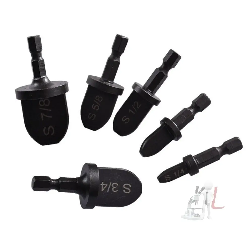 Metal Reamer Hex Shank Electric Expander, 6 Pcs / Set 1