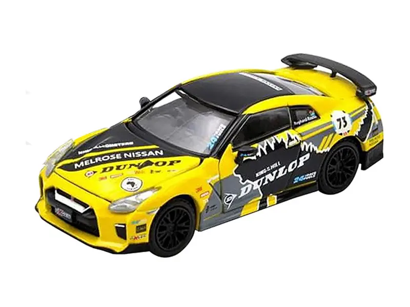 Nissan Gt-R (R35) Rhd #73 - Dunlop Simola Hill Climb Diecast 1:64 Scale Model - Era Car Ns21gtrrf56 1