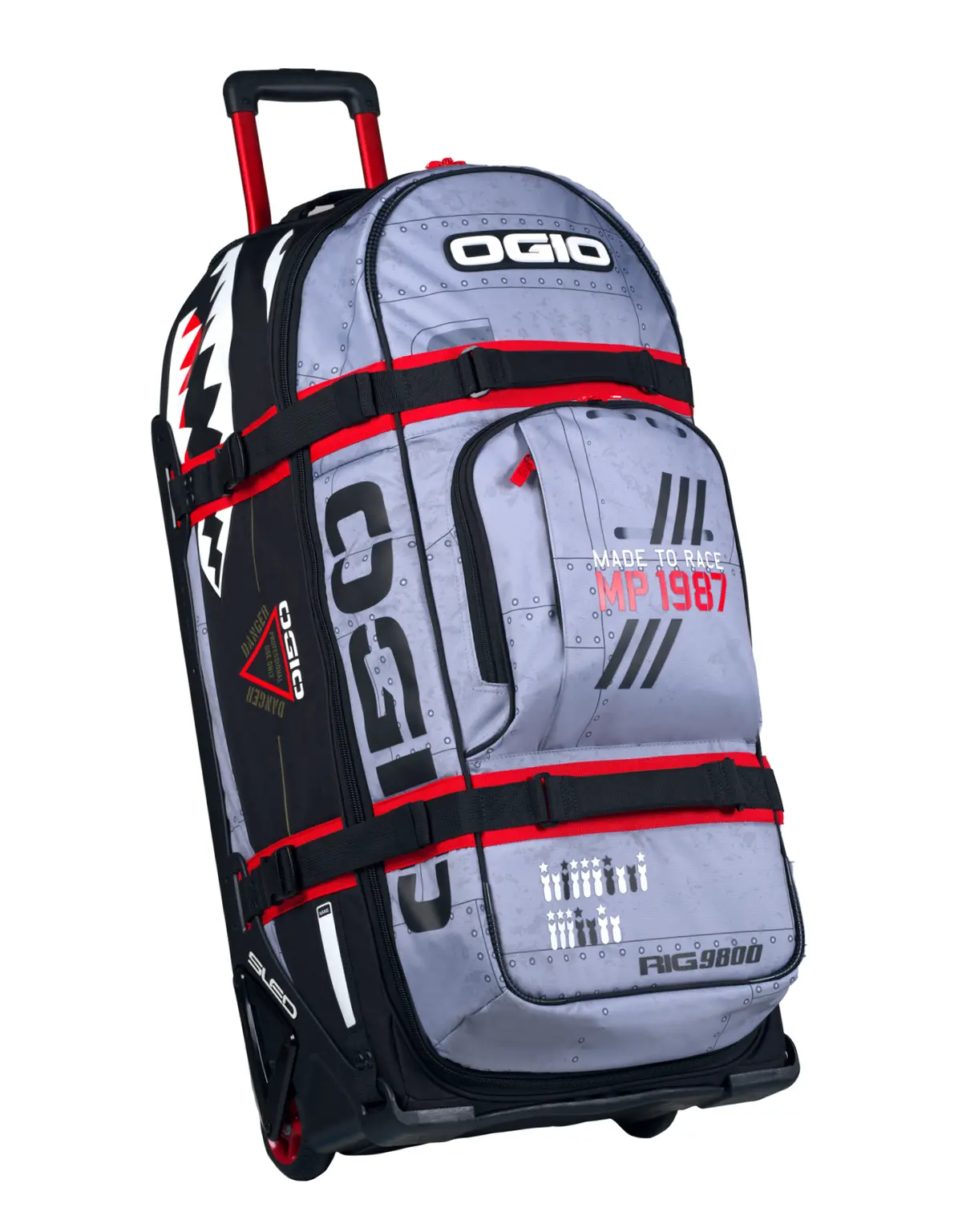 Ogio Rig 9800 (Wheeled) Gear Bag - Spitfire 2 Blue/Red 1