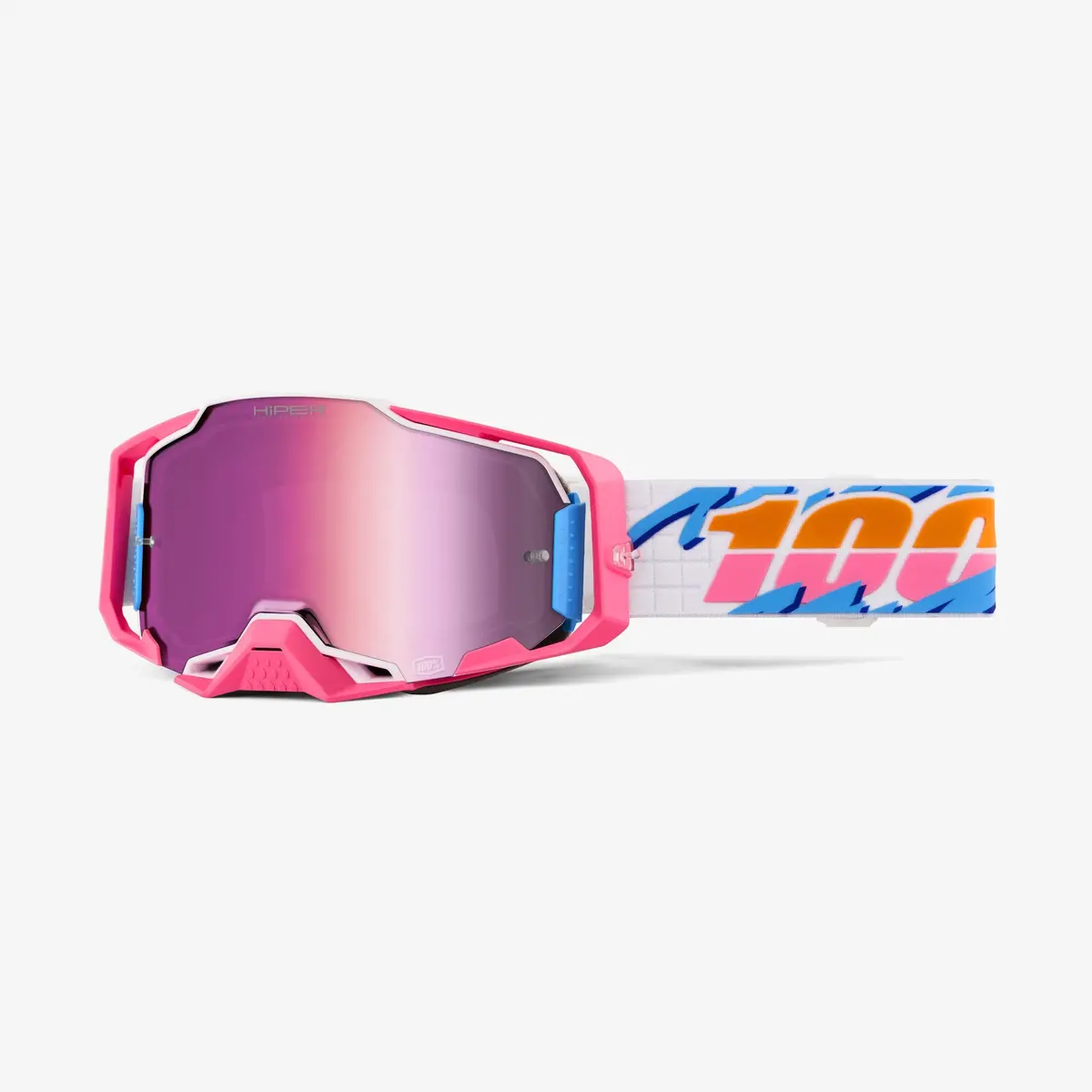 100% Armega Lefreak Goggles - Hiper Pink Lens 1