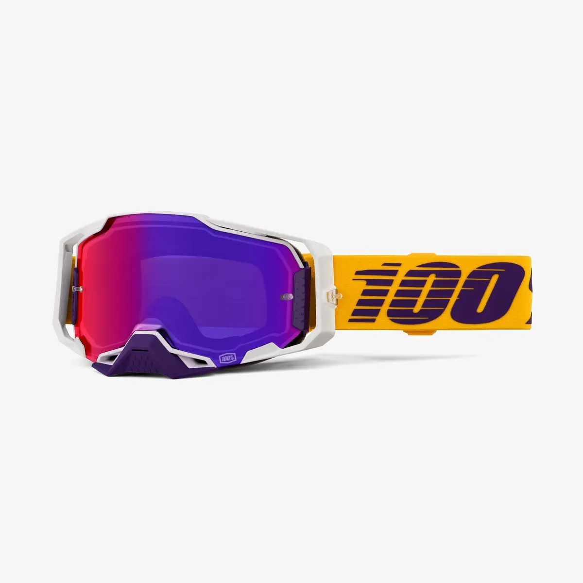 100% Armega Difenbak Goggles - Purple Lens 1