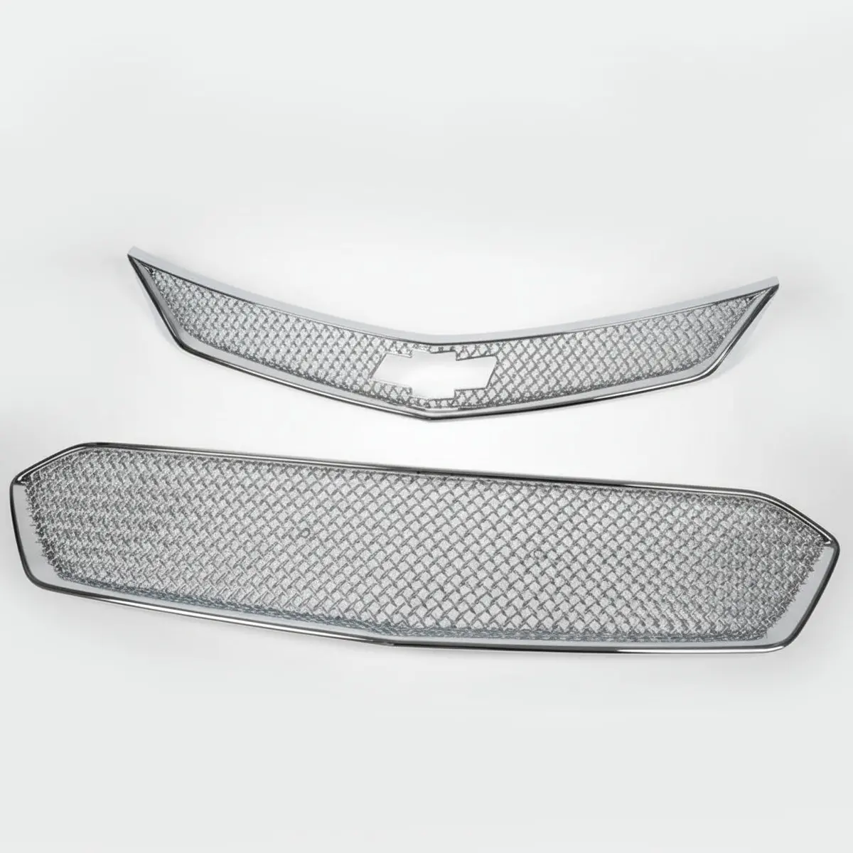 Late '16-18 Chevrolet Cruze 2 Piece Chrome Grille Insert Prt-Abs470 1