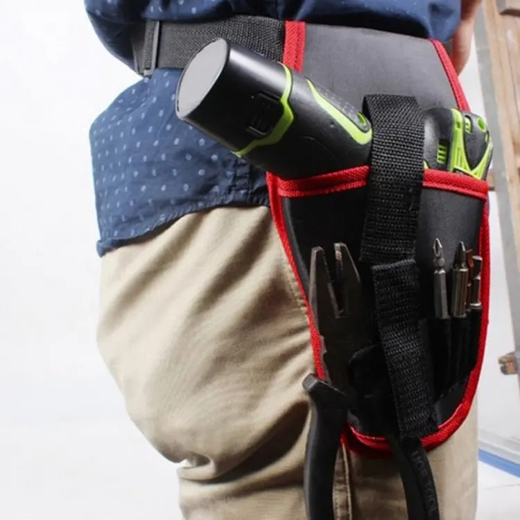 Portable Cordless Drill Holder Drill Cordless Screwdriver Waist Power Tool Bag Drill Waist Tool Belt Bag 1