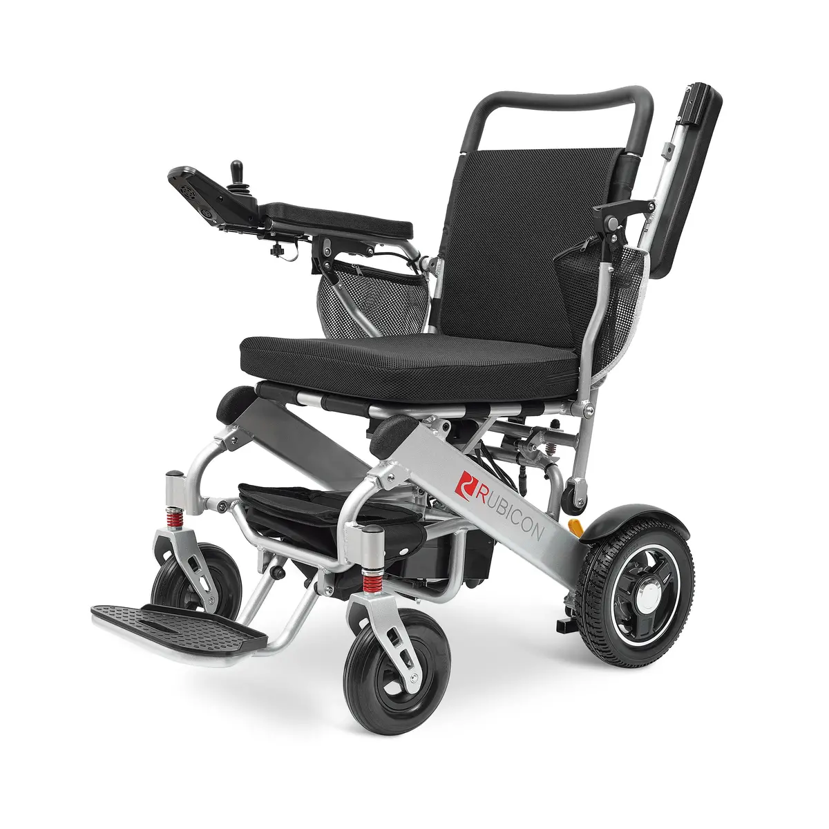 Rubicon Dx15 - Luxurious Premium Lightweight Electric Wheelchair For Indoor & Outdoor | Long Range, Folding & Portable | Dual Motor, Power Wheelchair 1