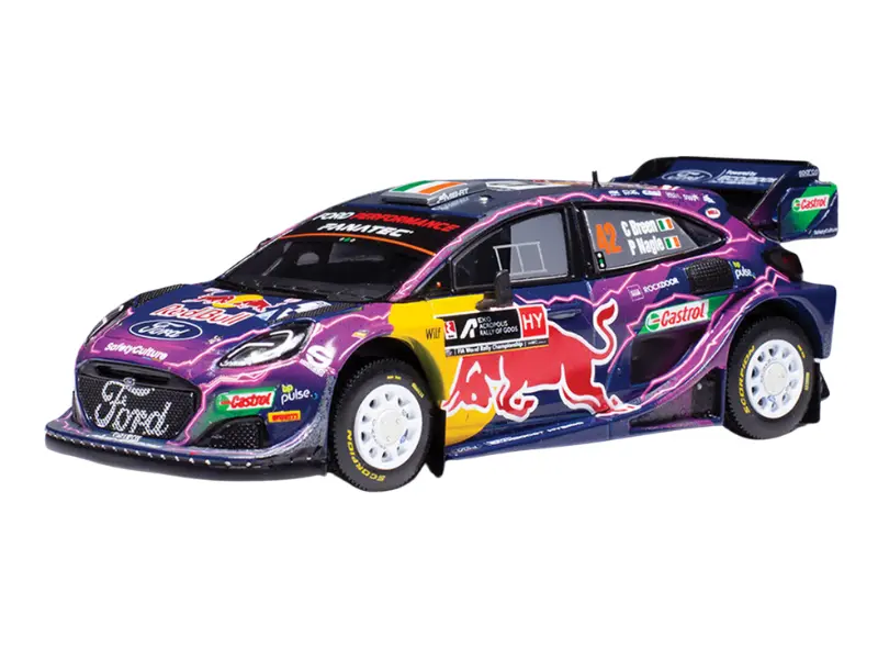 Ford Puma Rally1 #42 Breen/Nagle - Rally Acropolis 2022 Diecast 1:43 Scale Model - Ixo America Ram89922 1