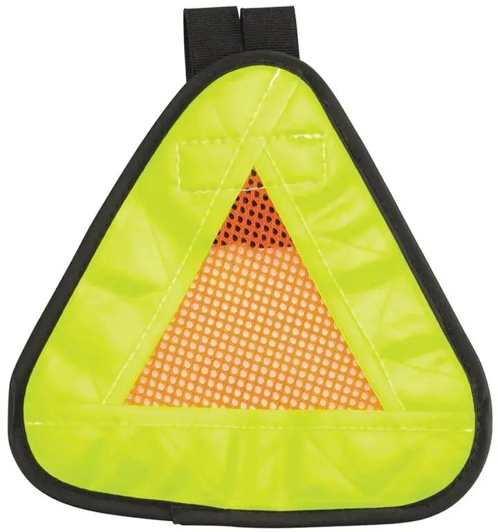 Reflective Velcro Yield Triangle 1