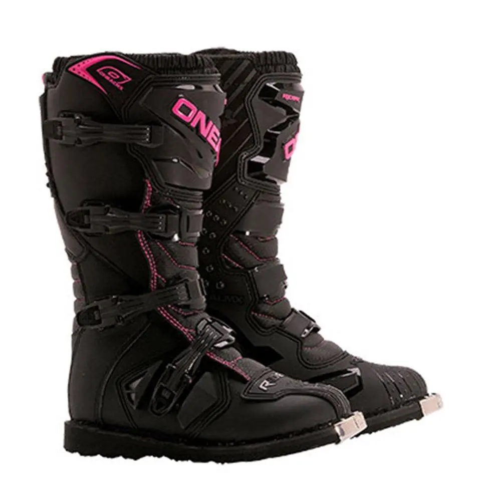 Oneal Rider Youth Boots - Black/Pink 1