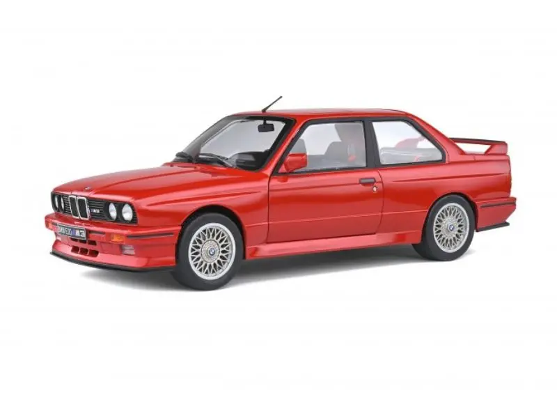1986 Bmw M3 Henna Red Diecast 1:18 Scale Model - Solido S1801502 1