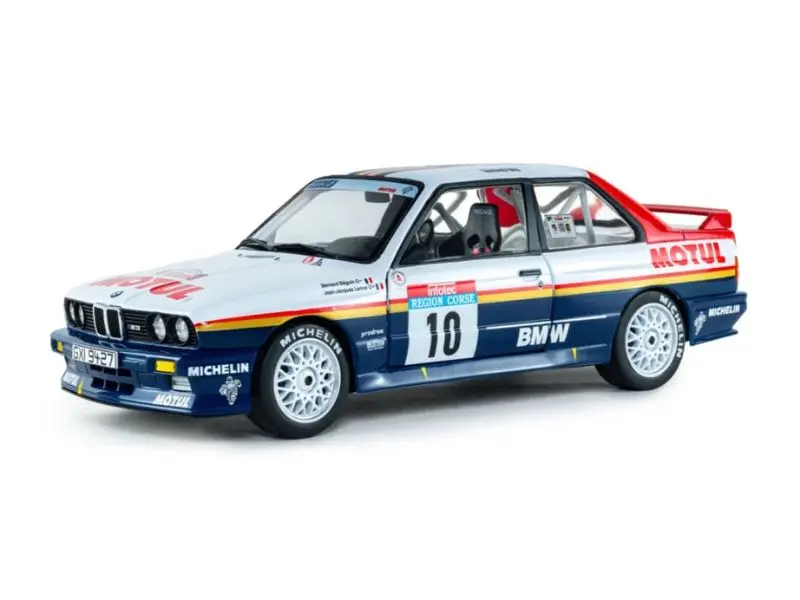 Pre-Order Bmw M3 Gr.A White #10 B. Beguin / J-J. Lenne Rallye Tour De Course 1987 Diecast 1:18 Scale Model - Solido S1801535 1