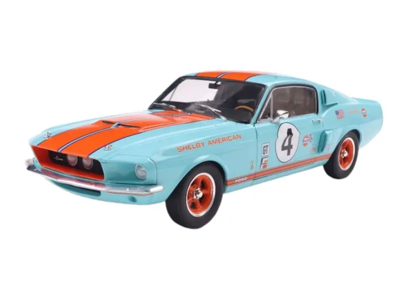 1967 Ford Mustang Shelby Gt500 Racing Tribute Diecast 1:18 Scale Model - Solido S1802911 1
