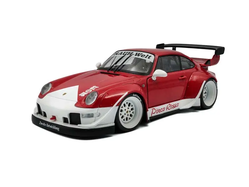 2020 Rwb Body Kit Porco Rosso – Red/White Diecast 1:18 Scale Model - Solido S1808505 1