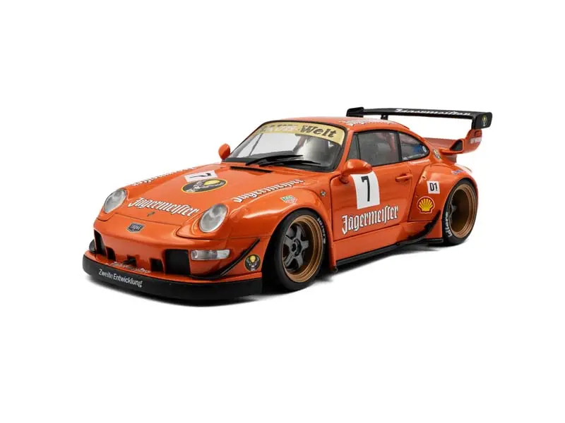 Porsche 911 933 Rwb (Jagermeister #7) Diecast 1:18 Scale Model - Solido S1808506 1