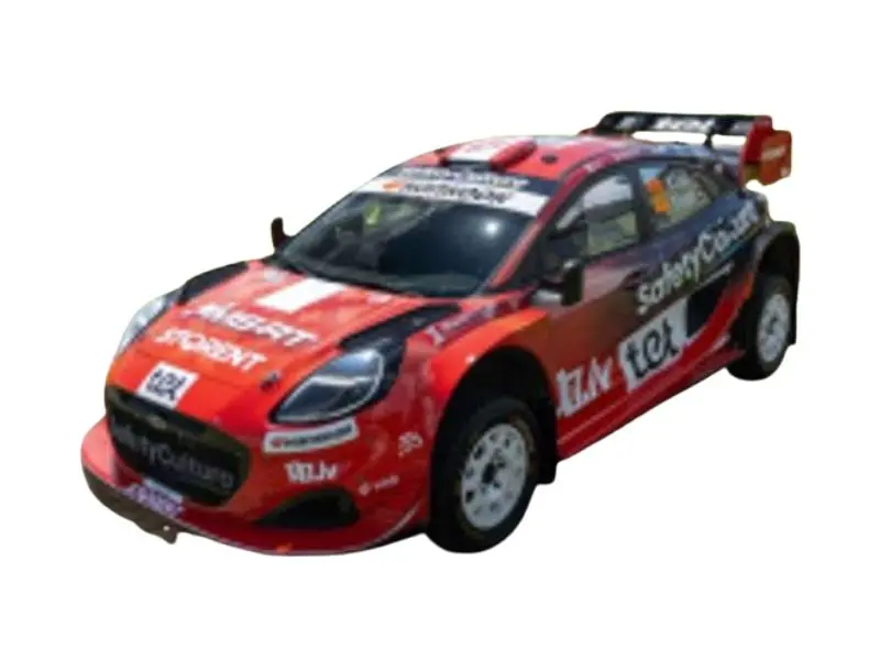 Pre-Order 2025 Ford Puma Rally1 Hybrid Red #22 Delfi Rally Estonia Diecast 1:18 Scale Model - Solido S1809510 1