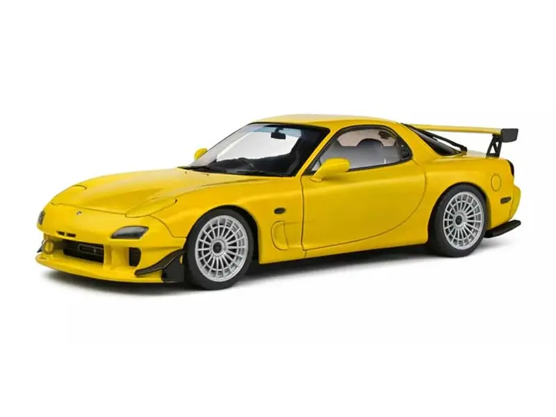 Pre-Order 1999 Mazda Rx7 Fd3rs Streetfighters Yellow Diecast 1:18 Scale Model - Solido S1810603 1