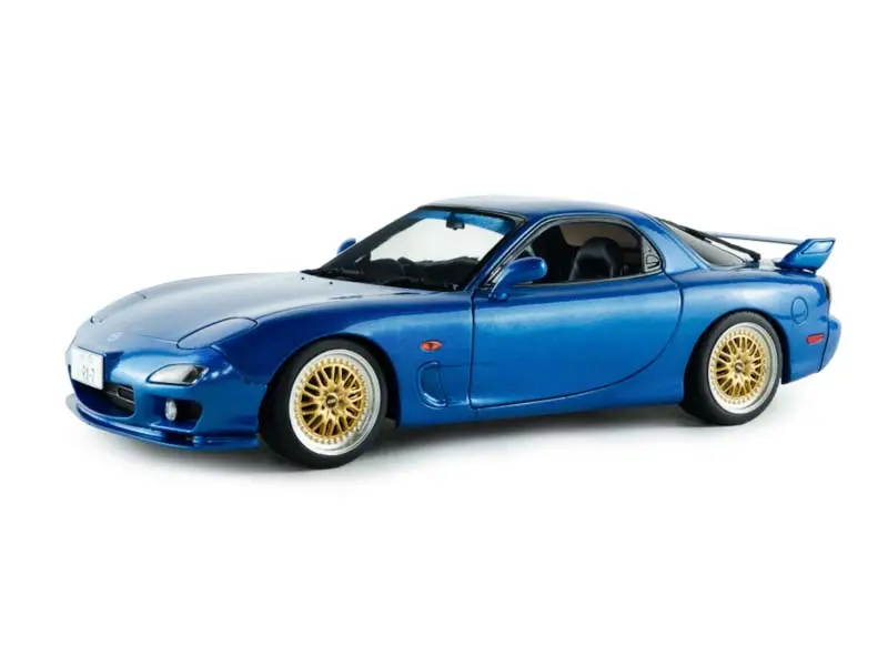 Pre-Order 1999 Mazda Rx7 Fd3d Innocent Blue Mica Diecast 1:18 Scale Model - Solido S1810611 1